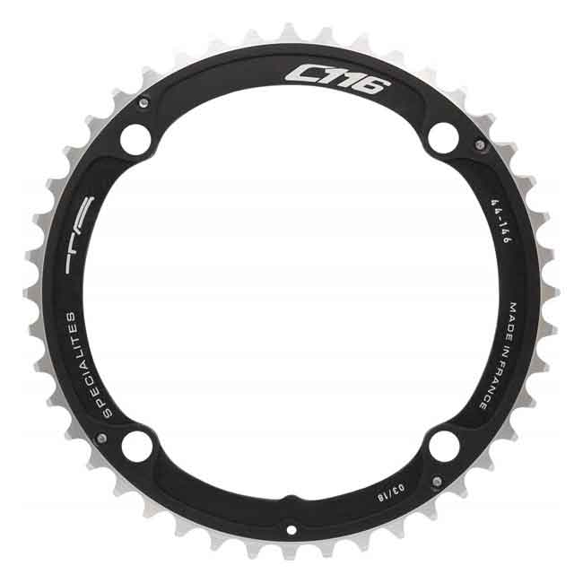 TA Specialite C116 / XTR FCM960 Kettenblatt 44 Zaehne 146 Lk Schwarz