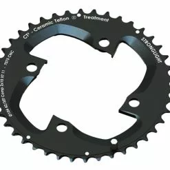 Stronglight Kettenblatt XC-CT 2x10 FCM785 LK 104 Schwarz 42 Zaehne