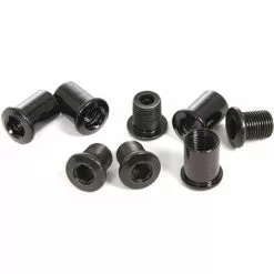 Sram MTB Kettenblattschrauben M8,5x7 + 9mm Huelse Stahl Schwarz Je 4 Stueck