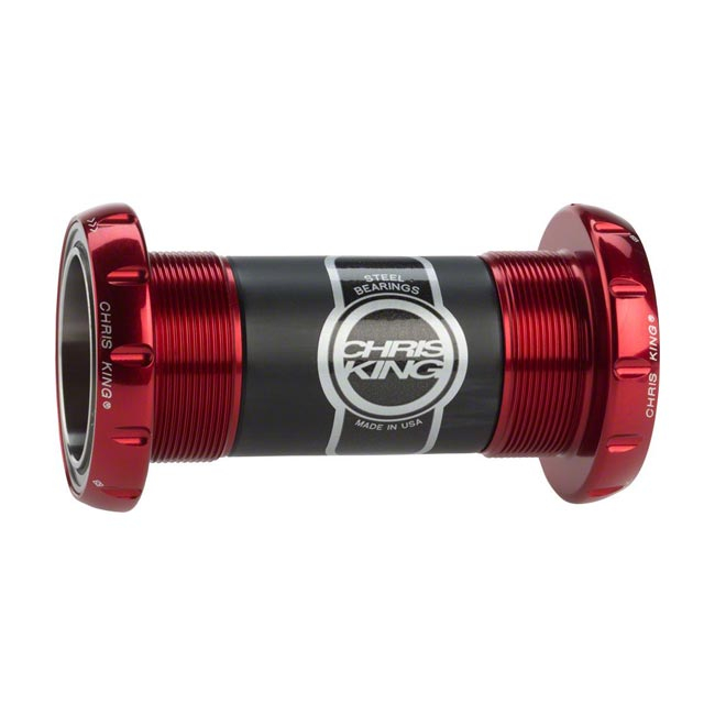 Chris King ThreadFit 30 Innenlager BSA Gewinde /68-73mm Rot | Red