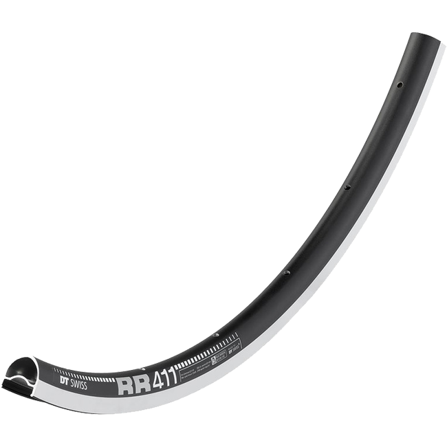 DT Swiss RR 411 Felge UB Road Schwarz 24 Loch