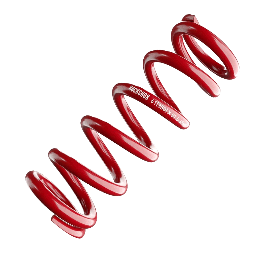 Rock Shox Deluxe Stahlfeder Metric Fuer Hub 47,5 -55 Mm Rot Haerte 550 Lb