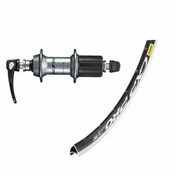 Hinterrad Shimano 105 Naben R7000 + Mavic CXP Pro Felge Schwarz