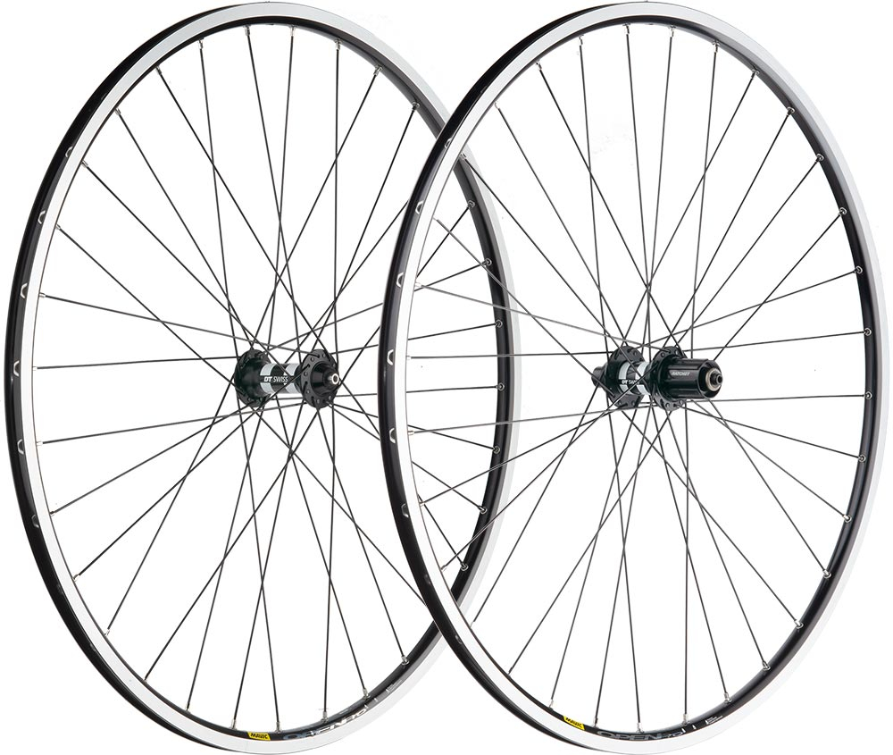 Laufradsatz DT Swiss 350 Road + Mavic CXP Pro Felgen Schwarz