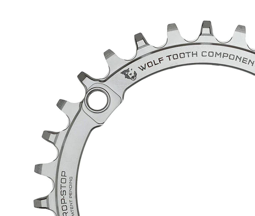 Wolf Tooth Drop Stop A Kettenblatt - Lochkreis 104mm 9-12 Fach Edelstahl 30 Zaehne – Bild 3