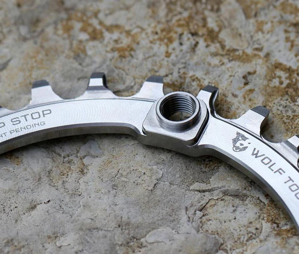 Wolf Tooth Drop Stop A Kettenblatt - Lochkreis 104mm 9-12 Fach Edelstahl 30 Zaehne – Bild 4