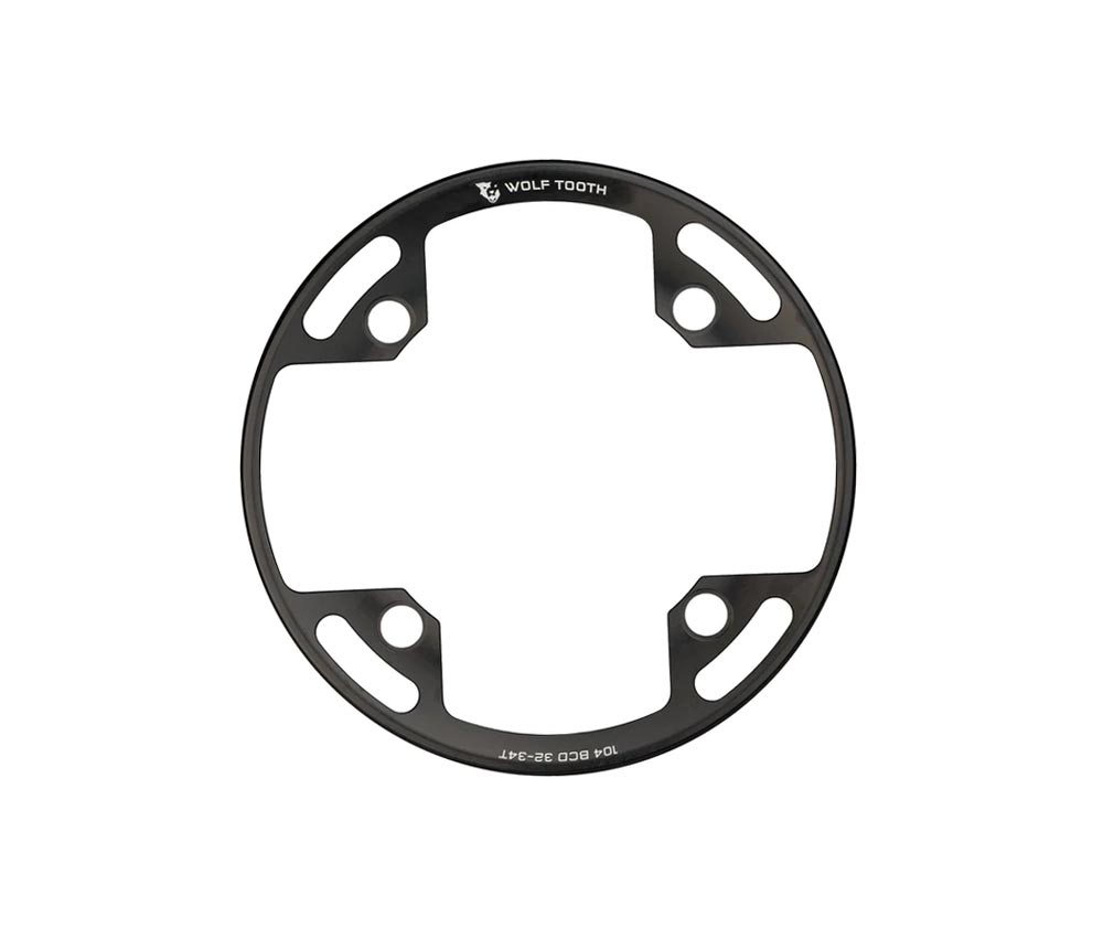Wolf Tooth Bash-Ring Kettenschutzring - Lochkreis 104mm 32-34 Zaehne – Bild 2