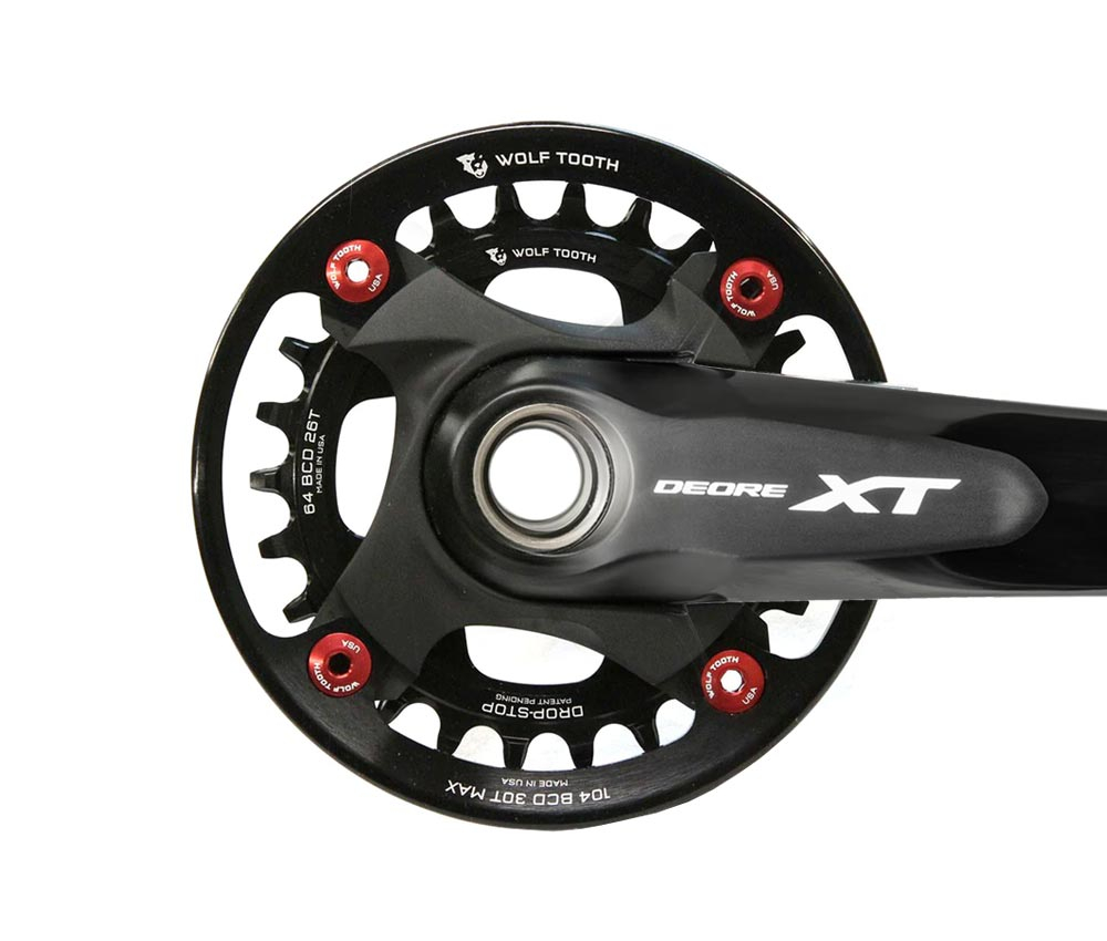 Wolf Tooth Bash-Ring Kettenschutzring - Lochkreis 104mm 32-34 Zaehne – Bild 3