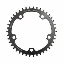 Wolf Tooth Drop Stop B Kettenblatt - Road / Gravel / CX Lochkreis 130mm 9-12 Fach 42 Zaehne