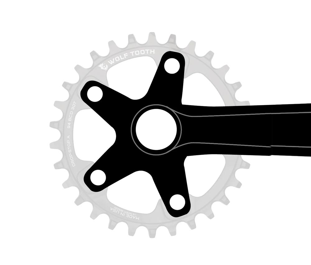 Wolf Tooth Drop Stop A Kettenblatt - Vintage / Surley OD Lochkreis 94mm 9-12 Fach 30 Zaehne – Bild 3