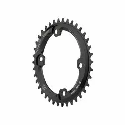 Wolf Tooth Drop Stop B Oval Kettenblatt - Shimano GRX Lochkreis 110mm Asymmetrisch 9-12 Fach 42 Zaehne