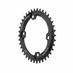 Wolf Tooth Drop Stop B Oval Kettenblatt - Shimano GRX Lochkreis 110mm Asymmetrisch 9-12 Fach 46 Zaehne