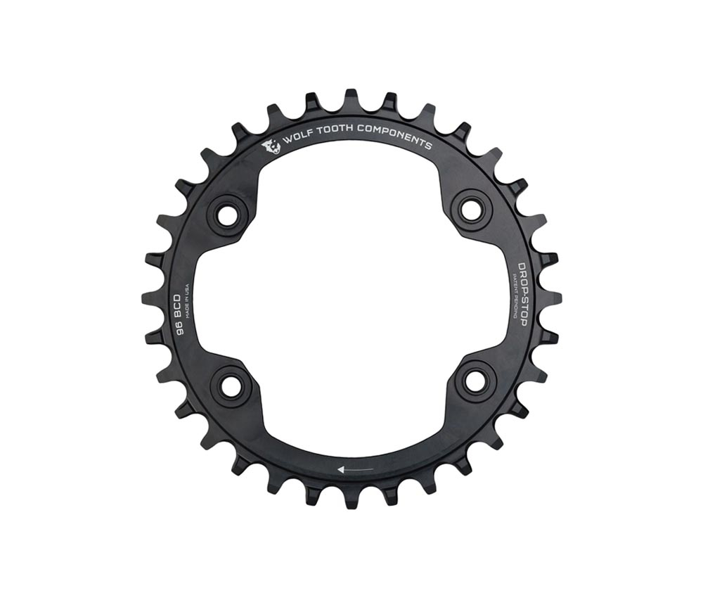 Wolf Tooth Drop Stop A Kettenblatt - Shimano XTR Lochkreis 96mm Asymmetrisch 9-12 Fach 30 Zaehne – Bild 2