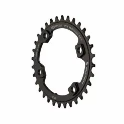 Wolf Tooth Drop Stop ST Oval Kettenblatt - Shimano XT / SLX / Deore Lochkreis 96mm 12-fach HG+ 32 Zaehne