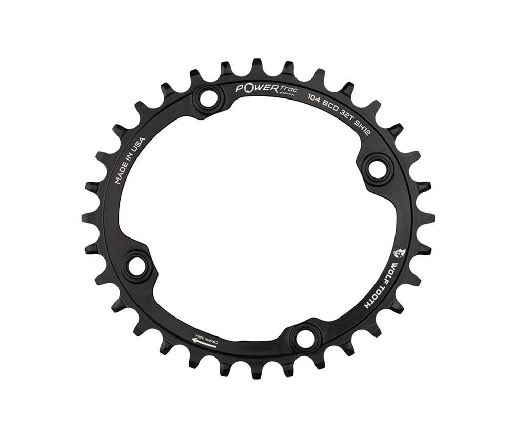 Wolf Tooth Drop Stop ST Oval Kettenblatt - Lochkreis 104mm 12-fach HG+ 32 Zaehne – Bild 2