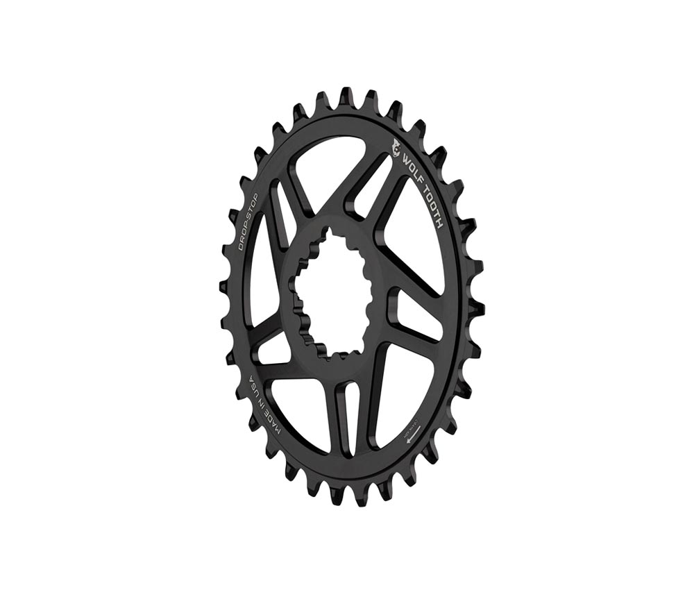 Wolf Tooth Drop Stop A Kettenblatt - Sram Direct Mount 3mm Offset 9-12 Fach 32 Zaehne