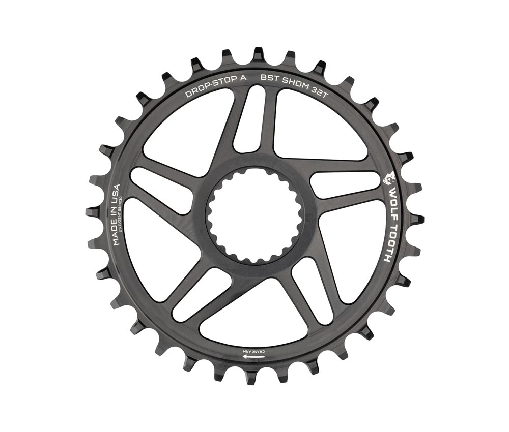 Wolf Tooth Drop Stop A Kettenblatt - Shimano Direct Mount 9-12 Fach 32 Zaehne – Bild 2