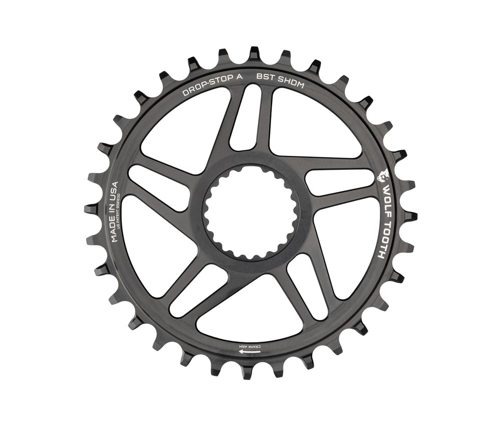 Wolf Tooth Drop Stop A Kettenblatt - Shimano Direct Mount 9-12 Fach 34 Zaehne – Bild 2