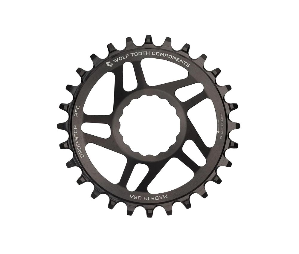 Wolf Tooth Drop Stop A Kettenblatt - Race Face Cinch Direct Mount 6mm Offset 9-12 Fach 30 Zaehne – Bild 2