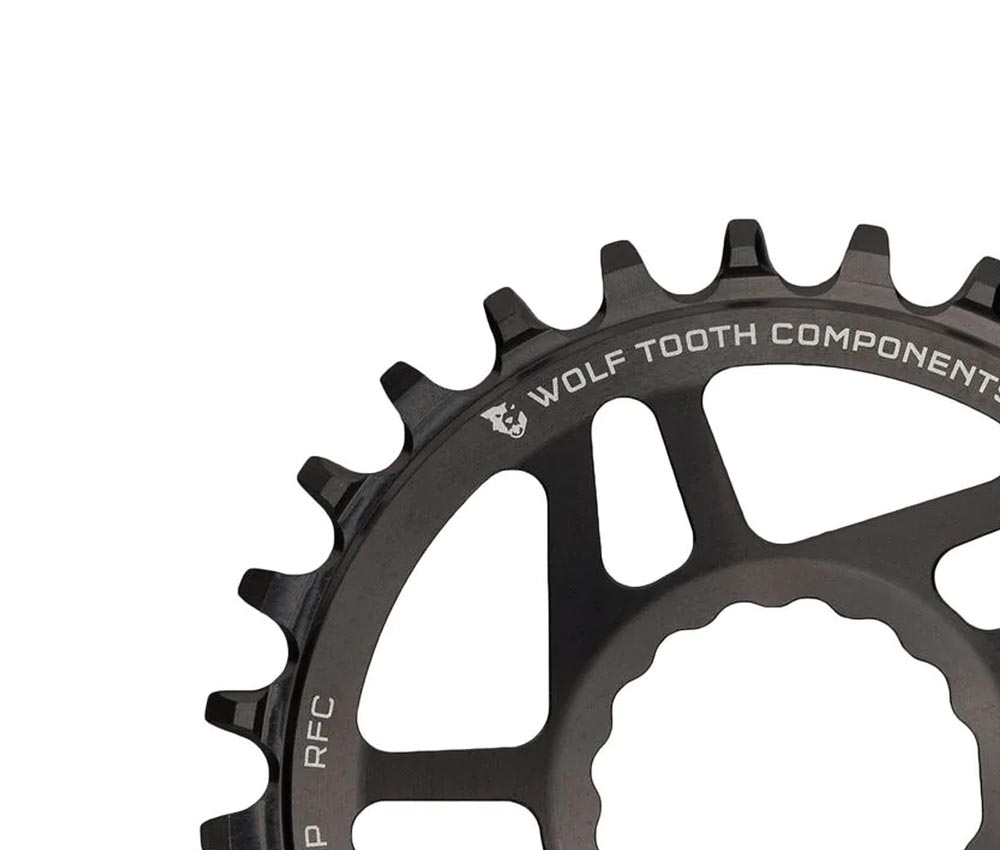 Wolf Tooth Drop Stop A Kettenblatt - Race Face Cinch Direct Mount 6mm Offset 9-12 Fach 32 Zaehne – Bild 3