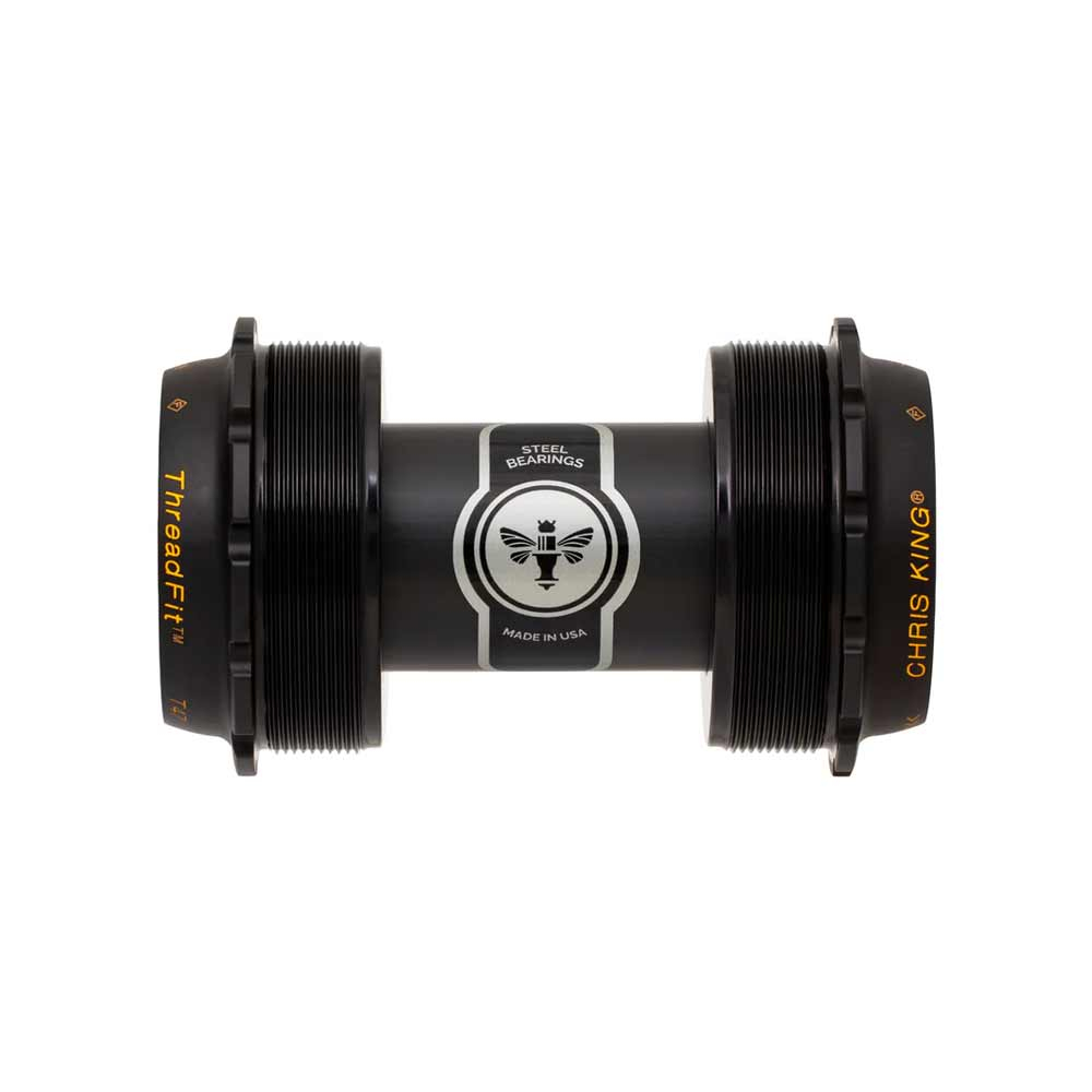 Chris King Innenlager Ceramic ThreadFit T47 24X Schwarz Gold | Two Tone